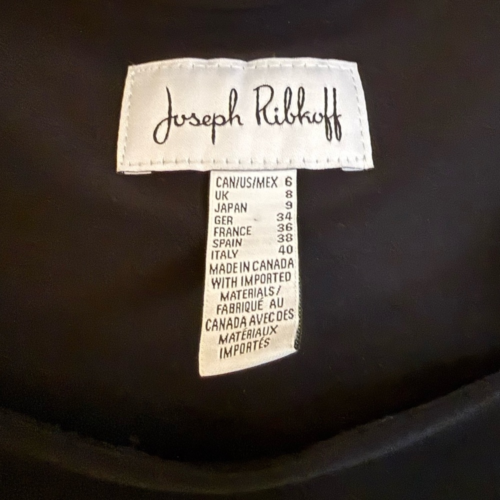 Joseph Ribkoff Classic Black Shell - Picture 3 of 4